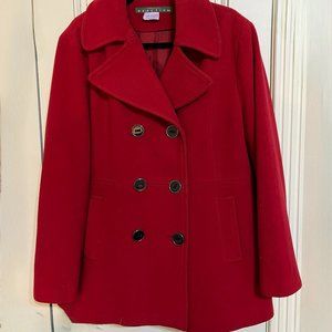 Kenneth Cole Reaction Peacoat. Red! Great condition!